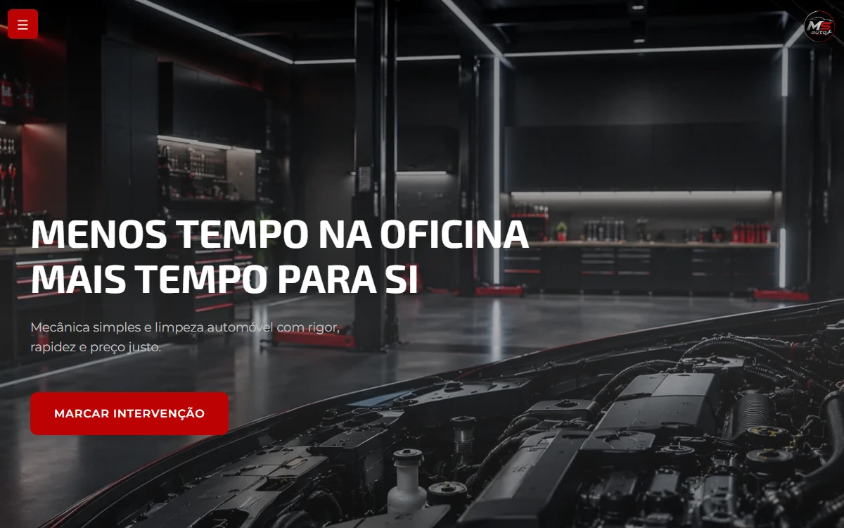 Site Mecanico e Limpeza Auto