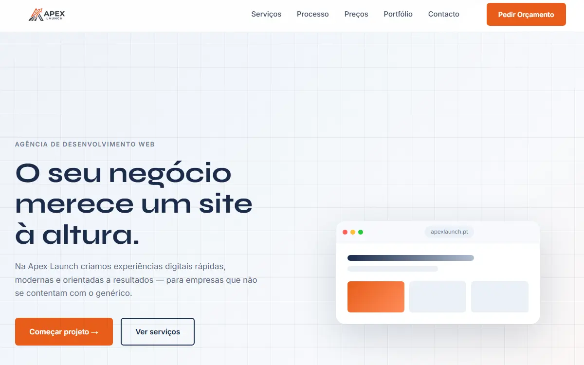 Site de desenvolvimento Web